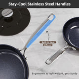 Nuwave Lux 13pc Forged Lightweight Nonstick Ceramic Cookware Set, PFAS-Free
