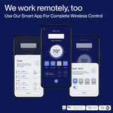 DELLA Serena 22 SEER2 18000 BTU Smart Wifi Mini Split Heat Pump Works with Alexa, Energy Star 1.5 Ton Pre-Charged 230V Ductless AC Unit Inverter System for Rooms up to 1000Sq.Ft, 16.4ft Install Kit