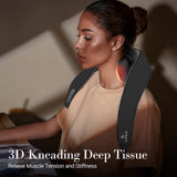Neck Massager with Heat - 6D Deep Tissue Kneading Massage with Wireless Remote Control CuPiLo