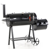 Captiva Designs Heavy Duty Outdoor Smoker,Extra Large Cooking Area(941 sq.in. in Total) Offset Smoker, Best Charcoal Smoker