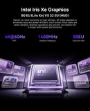 KAMRUI P2 Mini PC Windows 11 Pro 2026, Intel i5-12600H 12 Cores/16 Threads