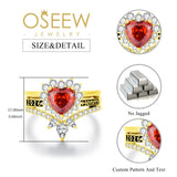Oseew 2027 Senior Graduation Gift Ring for Women High School (Yellow Gold)