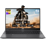 NIMO 15.6" Laptop, Intel 6 Cores I3-1215U 32GB RAM 1TB SSD (Up to 4.4GHz, Beat R5 7520U), 65W Fast PD 180° Viewing Wi-Fi 6 Backlit Keyboard Computer for Business Work Creator Student Study and Home