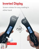 Instant Read Meat Thermometer, 1.2s Fast Read, ±1°F Accuracy, -58°F to 572°F, 4.4" Foldable Probe, 0 °C Calibration, Min/Max (Session)