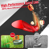 10 Pcs WA0010 Replacement Trimmer Spool for Worx, 0.065 Inch Diameter Trimmer String Weed Eater Refils and WA6531 Spool Cap Covers, Compatible with Worx Weed Eater(8 Trimmer spools+2 Spool Caps)