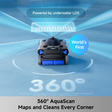 Mova Rover X10 Cordless Robotic Pool Cleaner, 7-in-1 Cleaning, AquaScan LDS Mapping & Precise PoolNavi, Smart Surface Parking, 10,000 GPH Suction, EdgeDrive Brush, Skimmer with Real-time App Control