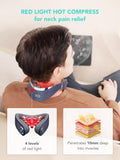 Foldable Neck Massager for Pain Relief Deep Tissue Vibration Cordless Massager Portable 9D Electric SKG