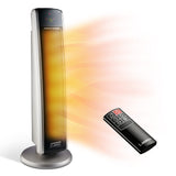 Oscillating Digital Ceramic Tower Heater for Large Rooms, with Adjustable Thermostat, Timer and Remote Control Lasko