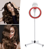 Salon Hair Dryer 360° Rotation Stand Hair Dryer Professional Orbiting Hair Processor with Rolling Base Drying Perming Machine for Salon Spa and Home Hair Care 950w 110v (White)