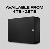 Seagate Expansion 24TB External Hard Drive HDD - USB 3.0, with Rescue Data Recovery Services