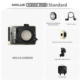 ZHIYUN MOLUS X200 RGB Standard 200W Professional Portable COB Video Light