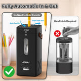 AFMAT Electric Pencil Sharpener for Classroom, Automatic Pencil Sharpener