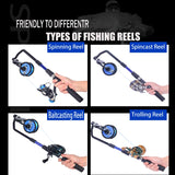 Fishing Line Spooler, No Line Twist, Adjustable line Winder, Portable for Spinning & Casting and Trolling Reel