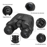 Occer 12x25 Compact Binoculars for Adults and Kids, Large Eyepiece Waterproof Binocular with Low Light Vision,High Powered Easy Focus Binoculars for Bird Watching,Outdoor Hunting,Travel,Sightseeing occer