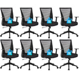 Home Office Chair Ergonomic Desk Chair Mesh Computer Chairs with Armrests Executive Rolling Wheels Swivel Heavy Duty Chairs Office,
