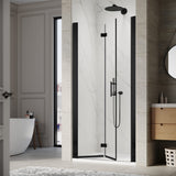 Shower Door 1/4" Clear Glass,Stainless Steel Hardware SUNNY SHOWER