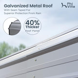 PHI VILLA 14X25 RV Carport, Metal Carports Canopy Heavy Duty Car Garage