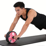Outanaya Ab Roller Abdominal Wheel for Men Women Lightweight Core Fitness Equipment Home Workout Tool 9.84X6.81X1.69 Inches Build Abs Burn Calories Strength Training