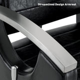 BarberPub Barber Chair for Barbershop,Reclining Salon Chair for Hair Stylist 9180 (Black)