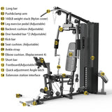 Home Gym SCM-1160 160LB Multifunctional Full Body Home Gym Equipment for Home Workout Equipment Exercise Equipment Fitness Equipment SincMill