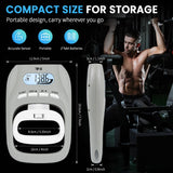 TIPRE 396lbs/180kg Grip Strength Tester, Digital Dynamometer With LCD Display, Adjustable Hand Grip Training Gauge, Exercisers for Sports Home School Use - Gray