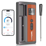 Wireless Meat Thermometer: 500FT Bluetooth Smart Meat Thermometer for Cooking and Grilling, CaloriMastery Digital Food Thermometer with Ultra-Thin Probe