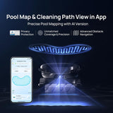 Beatbot AquaSense 2 Ultra Cordless Robotic Pool Cleaner for Complex Pools, Mapping with AI Camera, 5-in-1 Cleaning, Smart Surface Parking, Skimmer with APP Control, Water Clarification – Dark Green