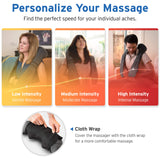 Cordless Neck Massager for Pain Relief Deep Tissue, Shiatsu Low Back Massager with Heat, Wireless Electric Shoulder Massager Etekcity