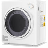 Elevon 1500W Portable Clothes Dryer, 3.5 cu.ft Electric Drying Machine for Laundry with Steel Tub for Apartment, Dorms, Compact Dryer for Small Space, Black/White