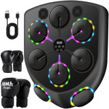 Smart Music Boxing Machine for Adults and Kids, Bluetooth Boxing Equipment with Boxing Gloves, Wall Mounted Electronic Punching Machine