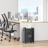 12-Sheet Micro-Cut Paper Shredders for Home Office, Heavy Duty Document Shredder with 5.5 Gallon Pullout Bin for CD/Credit Card