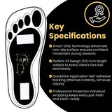120Pairs(240Feets) Disposable Stick Spray Tanning Feet Pads Perfect for preventing spray tan solution,Deluxe & Hygienic Spray Tan Feet Pads-Ideal for Salons and Spas or Home,Easy to Apply