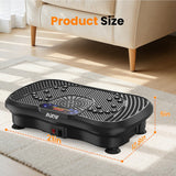 AXV Vibration Plate Fitness Platform Exercise Machine Vibrating Shaking Full Body Shaker Workout Vibrate Stand Shake Board Sport for Weight Loss Fat Burner for Gym Home Office
