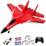 crohorizon RC Planes for Ages 14 Years and up,Remote Control Airplanes Toys for Teen,2CH Outdoor Foam RC Glider Fighter Jet for Teen and Adults Hobby Red