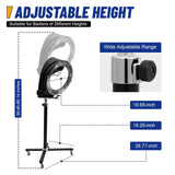 awolsrgiop Professional Infrared Orbiting Stand Hair Dryer, 110V 950W Electric Hair Dryer 3 in 1 Color Processor Salon Rotating Hair Dryer Adjustable Height Infrared Hair Dryer Standing Hair Dryer