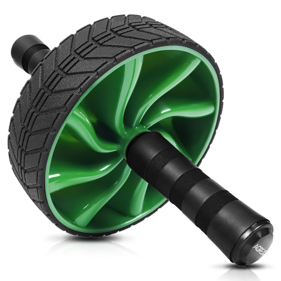 Ab Roller Wheel - AGREJO Ab Workout Equipment for Abdominal & Core Strength Training, Home Gym Fitness Equipment, Exercise Wheel for Men Women (Green) AGREJO