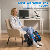CARESKYpro Foot Massager with Heat, 3 Heating Therapy 5 Intensity, Deep Kneading Rolling for Calf-Feet-Arm Circulation, Plantar Fasciitis and Pain Relief