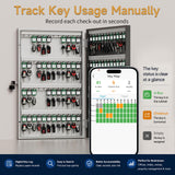 96 Key Lock Box Smart Key Organier Cabinet with Keypad & App for Office