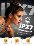 ZZU Wireless Earbuds, Smart Screen Case, Bluetooth 5.4, ENC Clear Calls