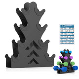 Dumbbell Storage Rack Weight Organizer Rack Only for Home Gym Weight Rack No need Assembly (4-Tier) Tamisom