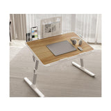 Foldable Lap Desk, Adjustable Angle & Height Portable Bed Laptop Tray Table