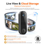 Fazoxo 2K FHD Wireless Camera for Home Security,Wi-Fi Video Doorbell Camera