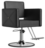 LOUVIXA Barber Chair for Hair Stylist, Height Adjustable Hydraulic Hair Salon Chair, 360 Degrees Rotation, Multi-Function Shampoo Chair for Salon Home Barbershop, Black