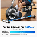 MERACH Recumbent Exercise Bikes for Home Light Commercial High-end