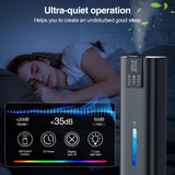Honovos Smart Humidifiers Large Room Bedroom Home, 2.11Gal(8L) Quiet Top Fill Cool Mist Humidifier, Smart App & Remote Control, 3 Speed Humidifier with 360° Nozzle, Humidity Setting for Baby Office