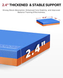 HAPBEAR Exercise Balance Pad - 15"x12" Non-Slip Textured Bottom Stability Training Mat - 2.25" Thick Soft Cushioned Foam for Physical Therapy, Core Training & Home Workouts