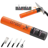 LEFUGO Electric Knife Sharpener, 3 Speed Max 7000RPM Handheld Sharpener for Kitchen Knives