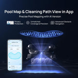 Beatbot AquaSense 2 Ultra Cordless Robotic Pool Cleaner for Complex Pools, Mapping with AI Camera, 5-in-1 Cleaning, Smart Surface Parking, Skimmer with APP Control, Water Clarification – Abyssal Blue