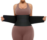 SHAPELLX Women Waist Trainer Tummy Control Waist Cincher Hourglass Body Shaper Fajas Colombianas Moldeadoras Black