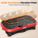 AXV Vibration Plate Fitness Platform Exercise Machine Vibrating Shaking Full Body Shaker Workout Vibrate Stand Shake Board Sport for Weight Loss Fat Burner for Gym Home Office